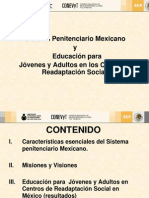 Sistema penitenciario mexicano y educación CERESOS
