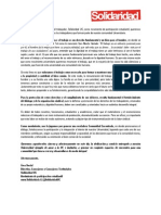 Carta Trabajadores - Solidaridad UC PDF