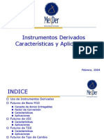 Instrumentos Derivados Caracteristicas y Aplicaciones