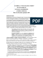 Teología del cuerpo Juan Pablo II matrimonio familia