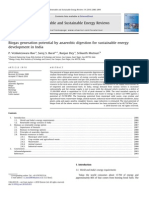 Biogas Generation Potential by Anaerobic