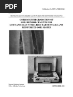 Corrosion - Degradation of Soil Reinforcements