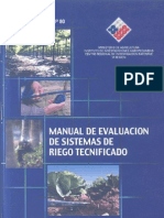 Manual de Evaluacion de Sitemas de Riego Tecnificado