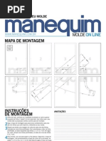 Molde Short Manequim