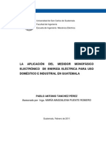 Aplicación medidor electrónico energía Guatemala