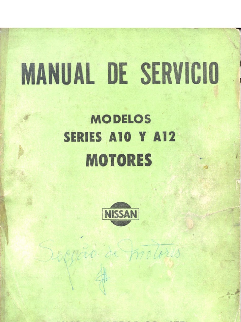Motor A12 Datsun