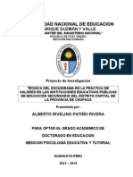Proyecto Tesis Doctorado Psicologia Educativa y Tutorial 2 013-2 014