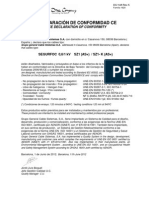 SZ1-K (AS) SEGURFOC-331 1000V Declaracion Conformidad PDF