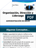 Organizacion, Direccion y Liderazgo