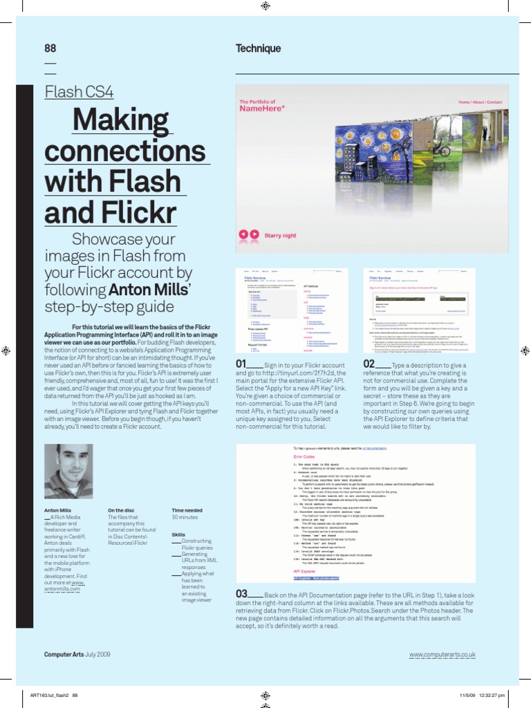 Flickr API Tutorial for Flash Developers | PDF | Application ...