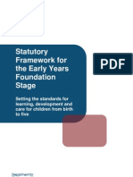 EYFS Statutory Framework