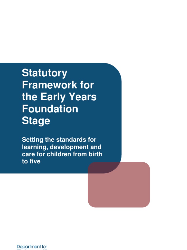 Eyfs Statutory Framework January 2025 Blair Chiarra