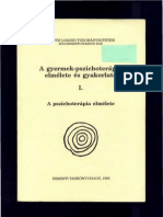 Gerő Zsuzsa - A Gyermek Pszichoterápia Elmélete És Gyakorlata I