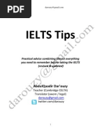 IELTS Tips by AbdulQaadir Dar'Ouzy