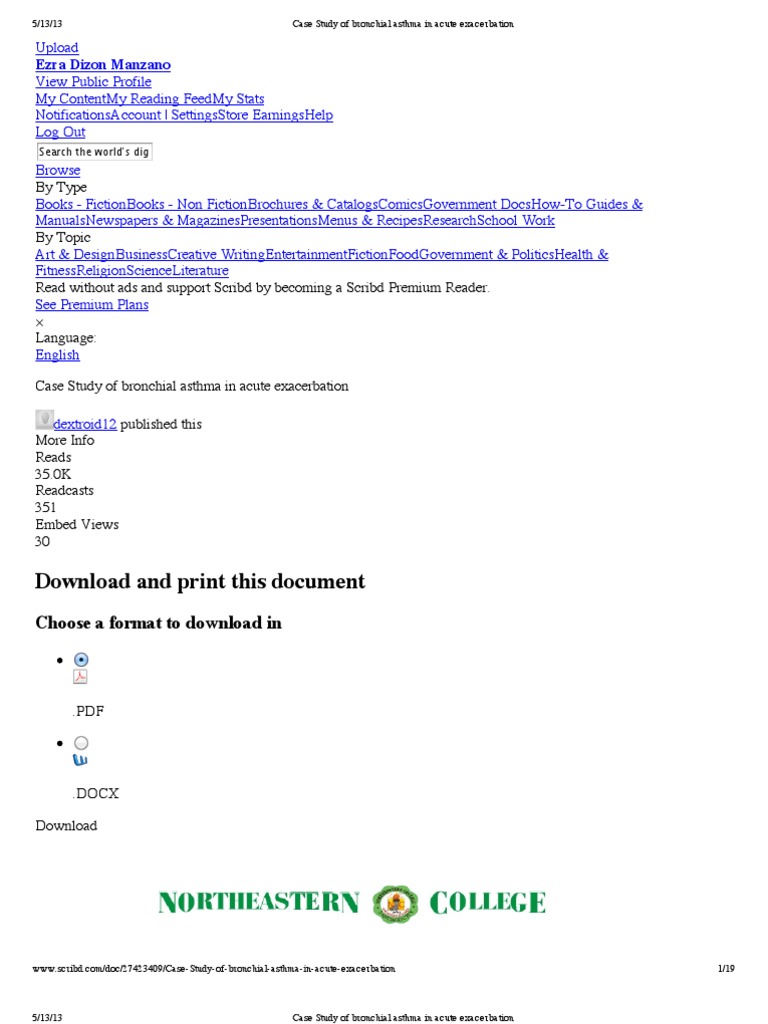 7-year-old with asthma case study image