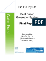 Peat Based Greywater System Project Report PDF