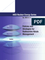 Policy and Strategy For Radioactive Waste Management