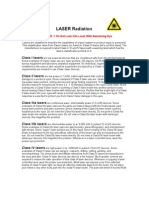 Laser Radiation Class I II III IV