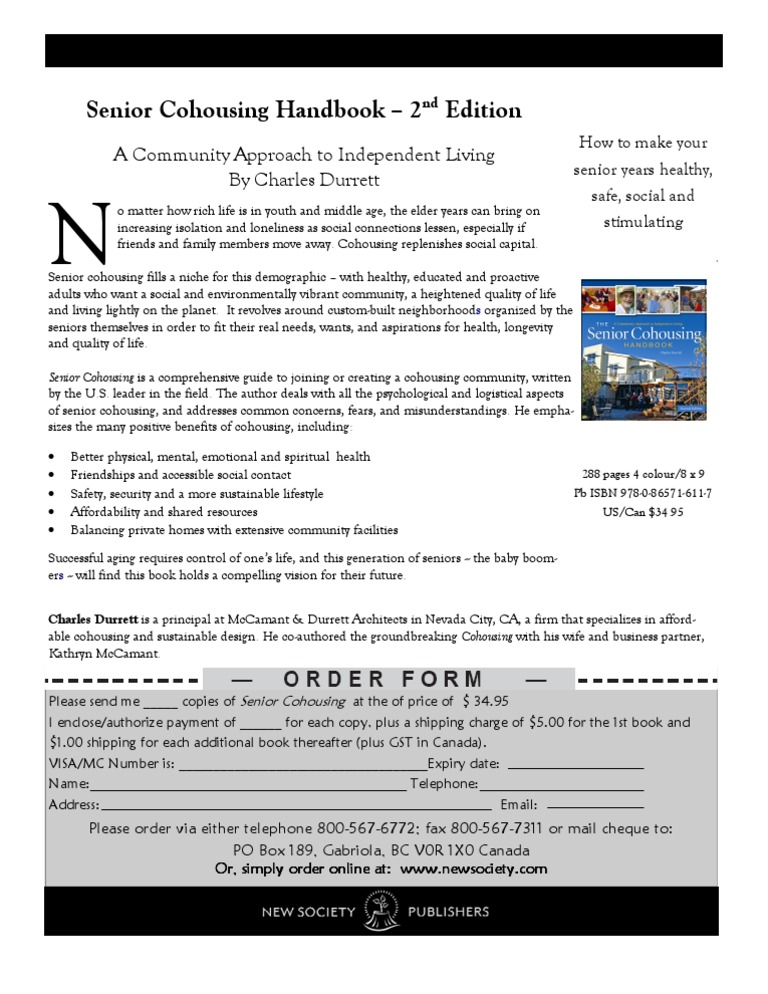Senior Cohousing Guide for Healthy Living | PDF | Self-Improvement ...