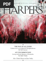 The Way of All Flesh. Undercover in An Industrial Slaughterhouse by Ted Conover