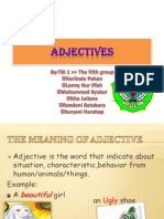 Discussing About ADJECTIVE