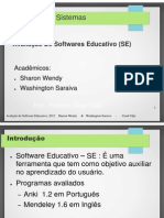 Avaliação de Software Educacionais