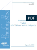 Tanks: (40 CFR Parts 264/265, Subpart J)