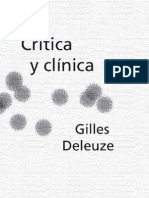 Deleuze, Gilles - Critica y Clinica -