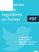 Ebook Como Atraer y Captar Seguidores en Twitter Donna Moritz