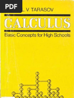 Download Lv Tarasov Calculus - Basic Concepts for High  by Aakash Rana SN141162691 doc pdf