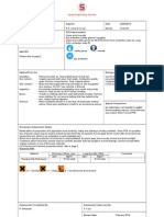 COSHH Assessment: Product Name Supplier Date Ref No. Chemical Identification PPE Requirements