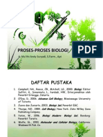 Proses-Proses Biologi Lanjutan