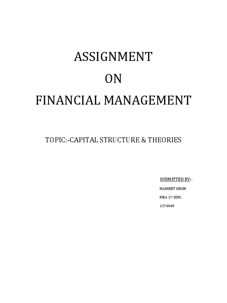 Financial Management | PDF | Business