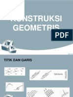 Konstruksi Geometris Kontruksi Geometri Jenis Gambar