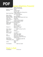 Song List by Artist | PDF