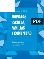 Cuadernillo Escuelas Familias y Comunidad 24-5-13