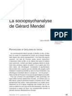 La Sociopsych-Analyse de g Mandel