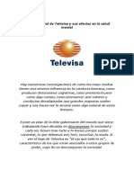 La Doble Moral de Televisa y Sus Efectos en La Salud Mental