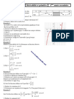 Dérivabilité Et Ptimitive en 4A