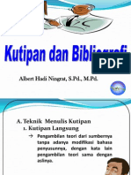 Kutipan Dan Bibliografi