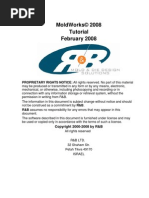 Download Tutorial MoldWorks 2008 by joradrian SN141200281 doc pdf