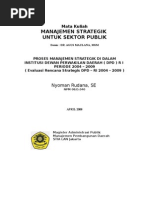 Download Evaluasi Renstra DPD  - Proses Manajemen Strategik   Short version  by Nyoman Rudana SN14120072 doc pdf