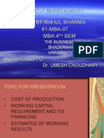 Project Management: Project Management Submitted By:Rahul Sharma 61-MBA-07 Mba 4 SEM