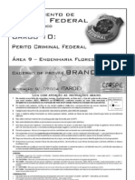 Cespe 2004 Policia Federal Perito Criminal Engenharia Florestal Prova