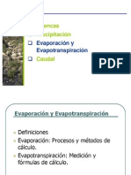 3. Evaporacion y Evatranspiracion