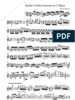 Haydn-Violin Concerto C Maj. Cadenza-ViolinSheets PDF