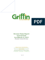 Revenue Status Report FY 2012-2013 - General Fund