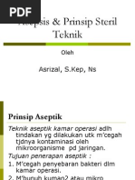 Download Asepsis  Prinsip Steril Teknik by Yulis Hati SN141212197 doc pdf