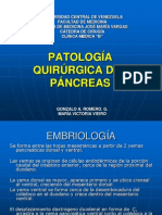 Patologia Quirurgica Del Pancreas