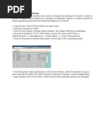 Changing Client Settings